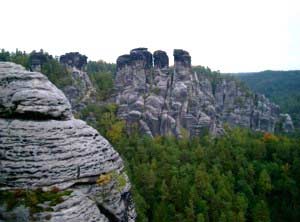 Elbsandsteingebirgsformationen