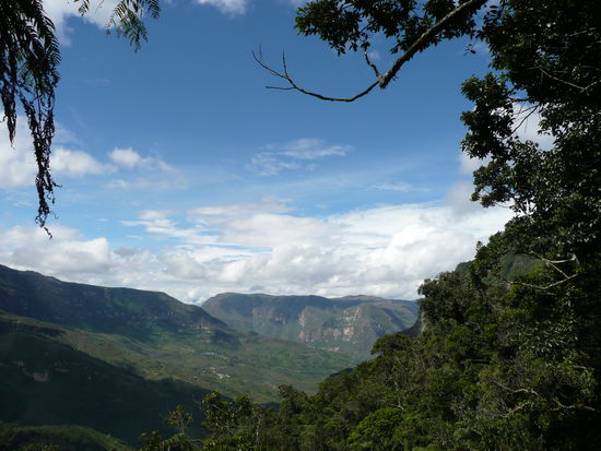 Aussicht auf die wunderschönen Anden!