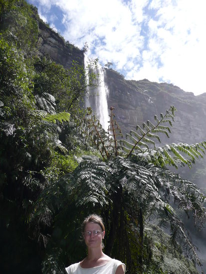 Endlich am Wasserfall.