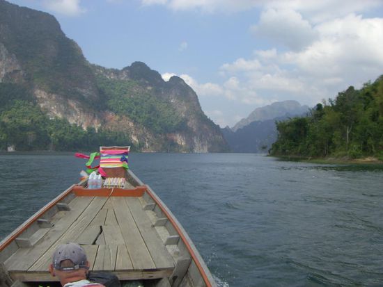 Fahrt mit dem Longtailboot...