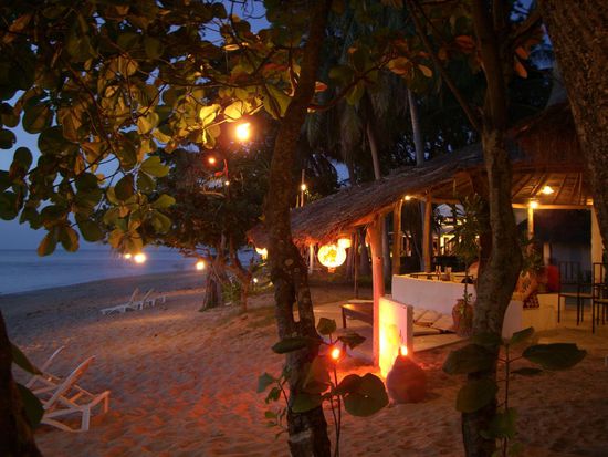 Abendimpression am Fisherman's Cottage.