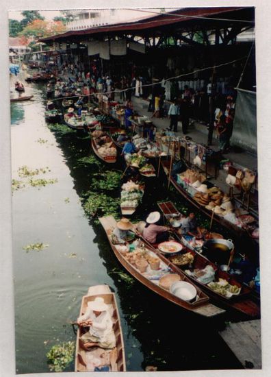 Schwimmende Märkte von Damneon Saduak