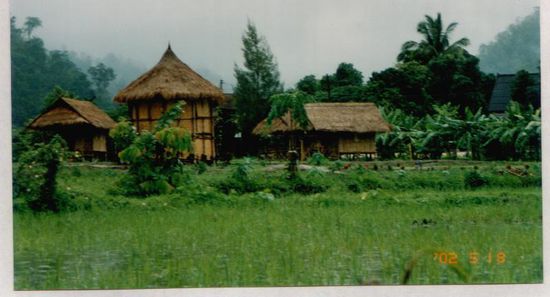 Bergdorf im Norden Thailands