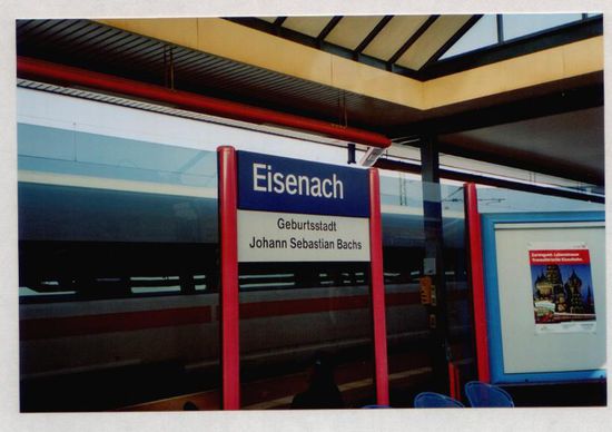 Ankunft in Eisenach