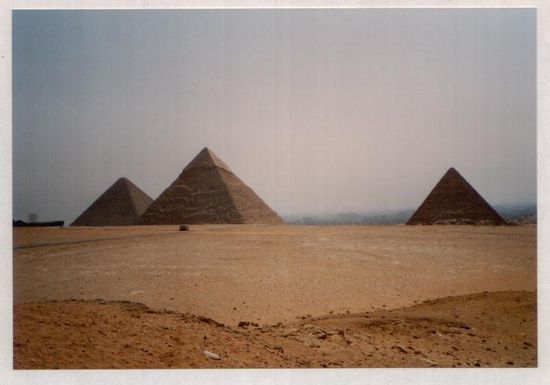 Die Pyramiden von Giza.
Unesco Weltkulturerbe