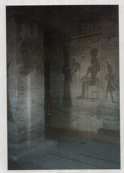 Im Großen Tempel Ramses II.