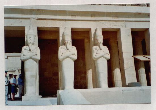Im Tempel von Hatshepsut