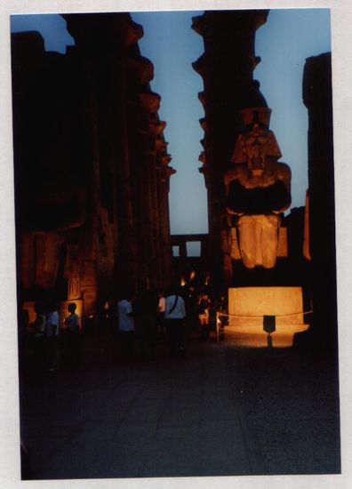 Abendstimmung im Luxor Tempel