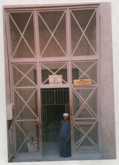 Eingang zur Grabkammer von Ramses III
