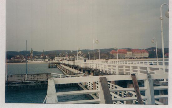 Die längste Seebrücke der Ostsee ca. 600 m lang in Zoppot