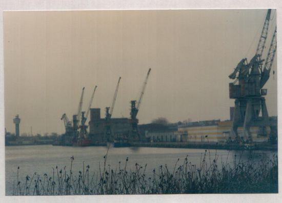 Der Hafen in Danzig
