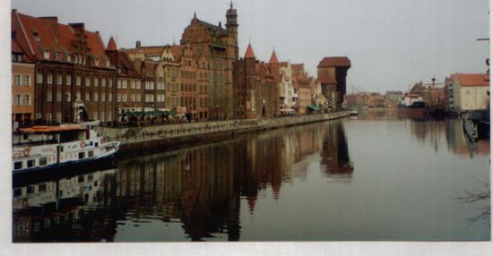 Die Motlau in Danzig