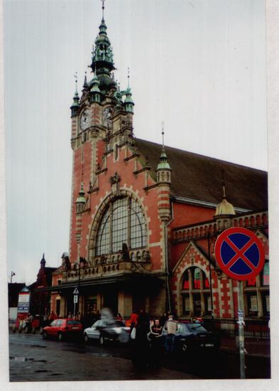 Der Hauptbahnhof Danzig