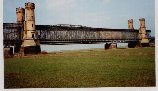 Weichselbrücke bei Dirschau