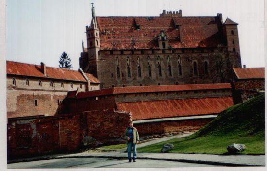 Ich vor der Marienburg.
Unesco Weltkulturerbe