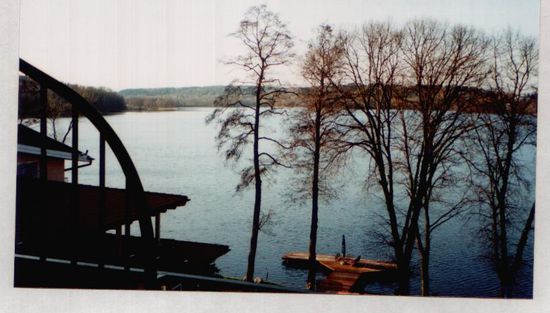 Blick von unseren Hotel in Sensburg