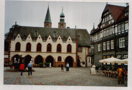 Rathaus Goslar mit Altstadt
Unesco Weltkulturerbe