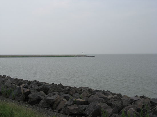 Fahrt am Markermeer entlang