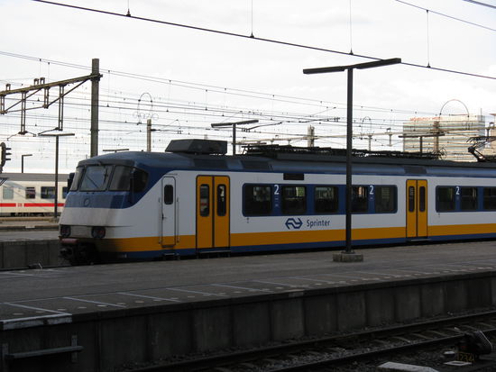 Züge im Hauptbahnhof