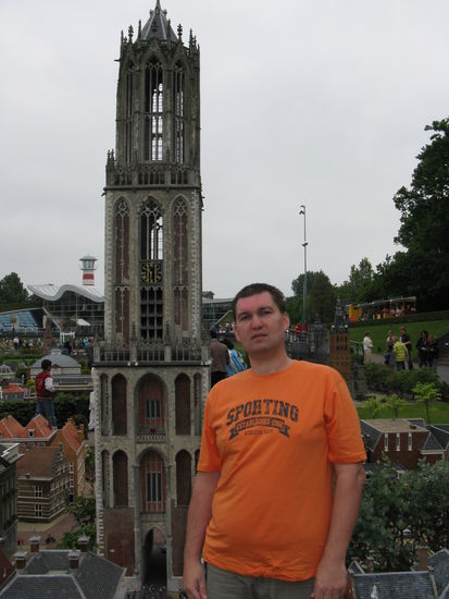 Ich vor dem Domturm Utrecht