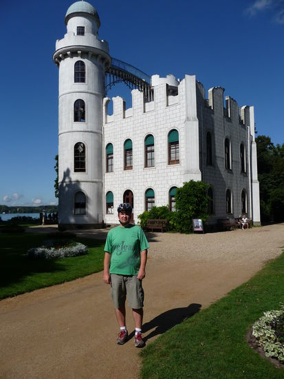 Ich auf der Pfaueninsel