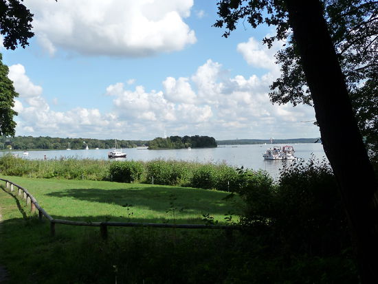 Blick von der Pfaueninsel