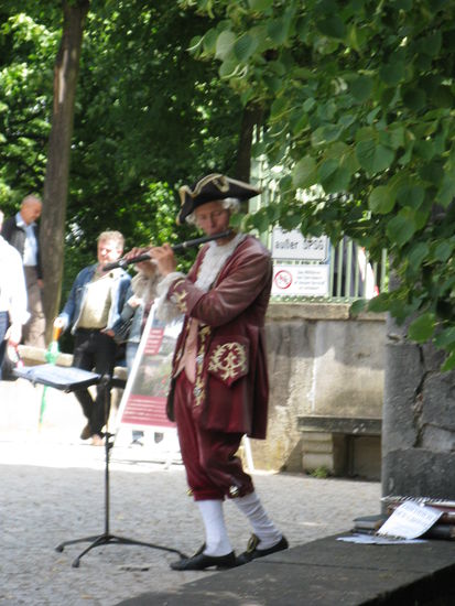 Straßenmusikant in Sanssouci