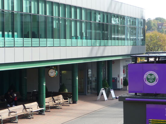 Eingang Wimbledon Tennis Club