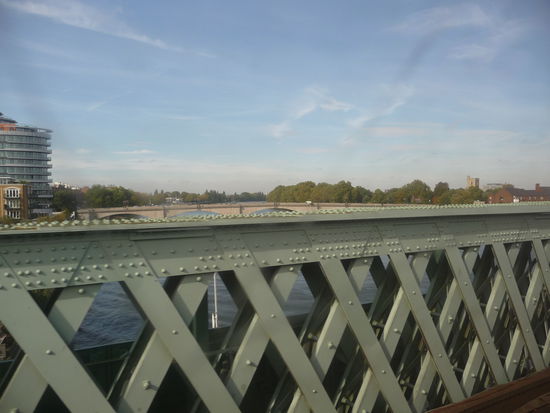 Brücke der District Linie über die Themse Richtung Wimbledon