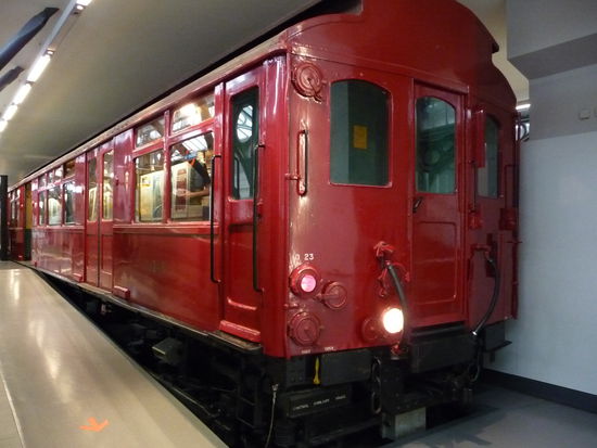 U Bahnzug Anfang des 20. Jahrhunderts