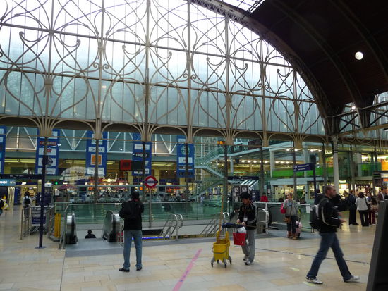 Übergang zur U Bahn in Padington