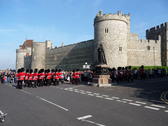 Wachablösung der Palastwache in Windsor