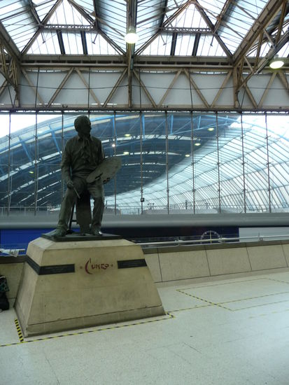 Von hier fuhr bis November 2007 der Eurostar nach Paris und Brüssel