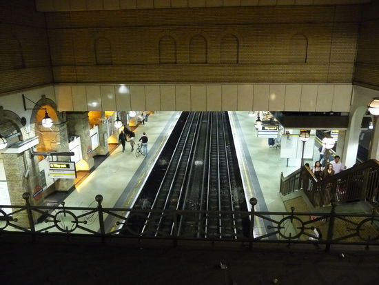 Gloucester Road Bahnsteige der District und Circle Linie