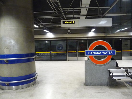 Bahnsteig der Jubilee Linie