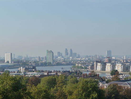 Blick auf City of London