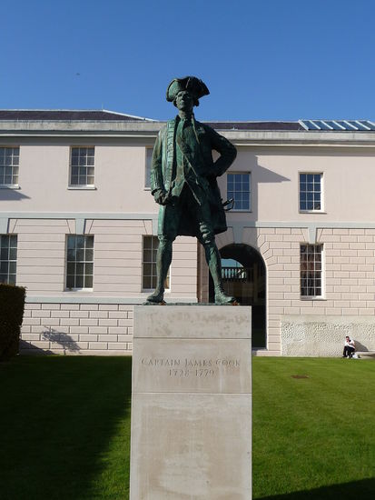 Denkmal eines der berühmtesten britischen Seefahrer James Cook