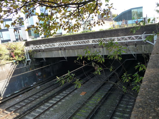 Bahnstrecke vom Bahnhof Eusten auf dem Weg zum Zoo