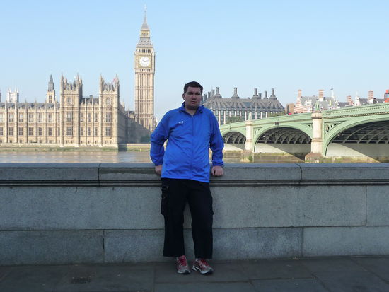 Ich vor dem House of Parlament mit seinen BIG BEN
