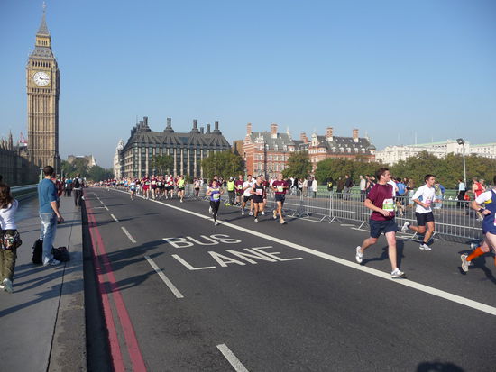Laufveranstaltung in der City von London