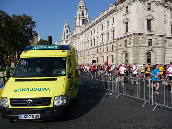 Laufveranstaltung in der City von London