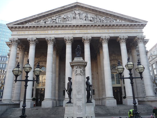 Royal Exchange hier wurde die erste Börse Londons gegründet