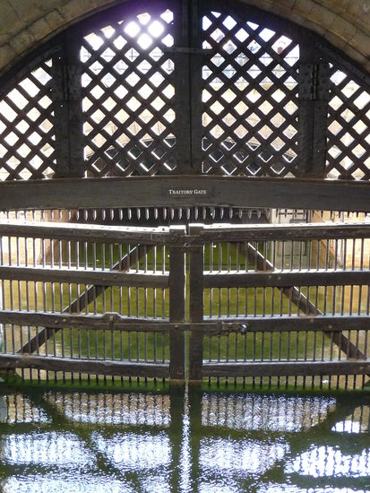 Traitors Gate Richtung Themse