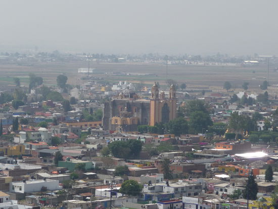 Blick vom Gipfel auf Cholula