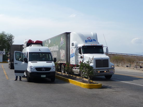 Rast an der Bundestraße