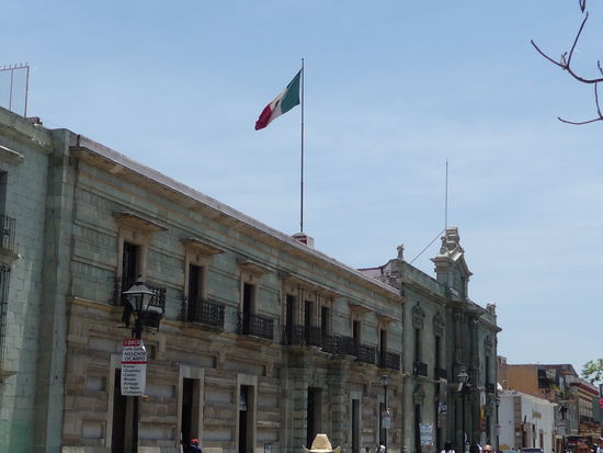 Regierungsgebäude am Zocalo in Oaxaca