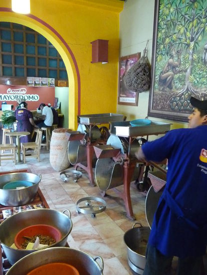 Kakau Manufaktur in Oaxaca