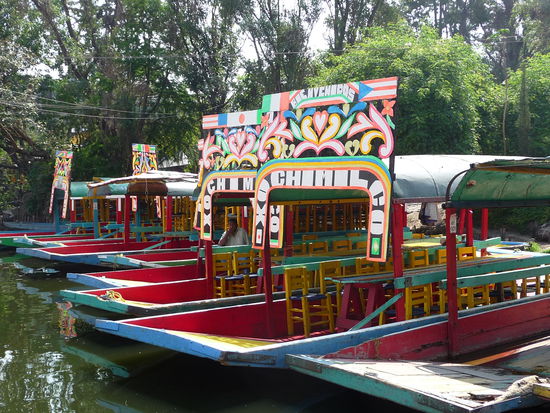 Ankunft in Xochimilco