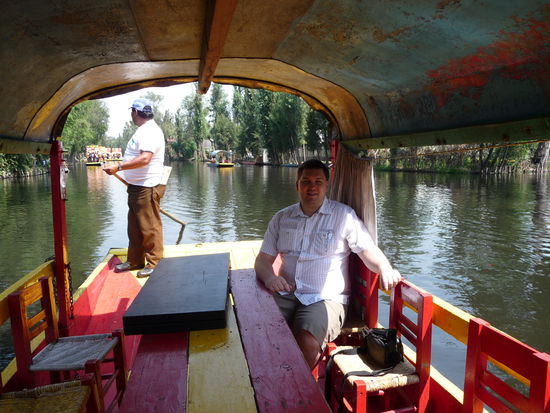 Ich habe für 200 Pesos ein Boot für mich allein.