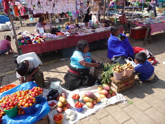 Indio Markt in Chamula